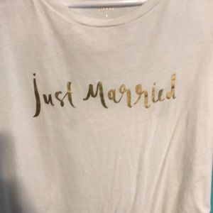 Kate Spade Just Married T-Shirt